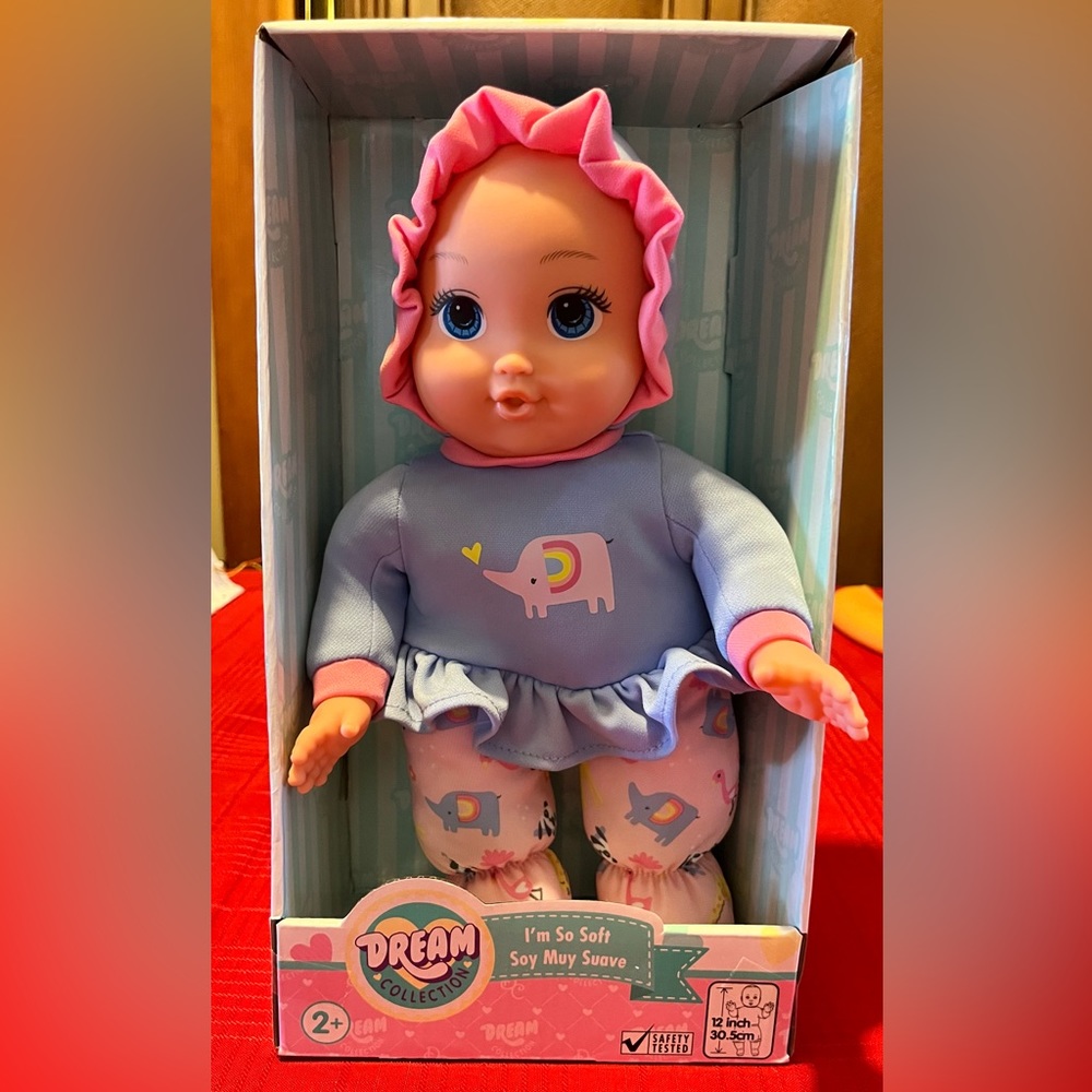 Dream Collection Soft 12 inch Baby Doll NEW IN BOX